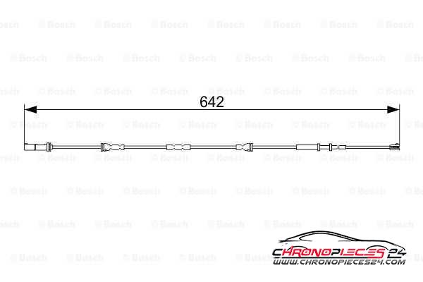 Achat de EICHER H10026 Contact d'avertissement, usure des plaquettes de frein pas chères