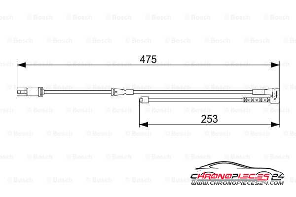 Achat de EICHER H10036 Contact d'avertissement, usure des plaquettes de frein pas chères