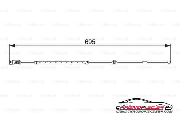 Achat de EICHER H8716 Contact d'avertissement, usure des plaquettes de frein pas chères