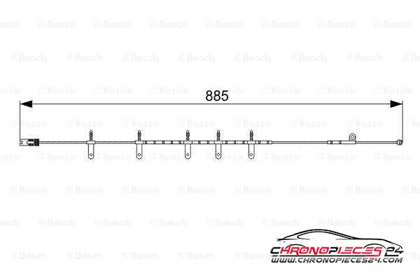 Achat de EICHER H8828 Contact d'avertissement, usure des plaquettes de frein pas chères