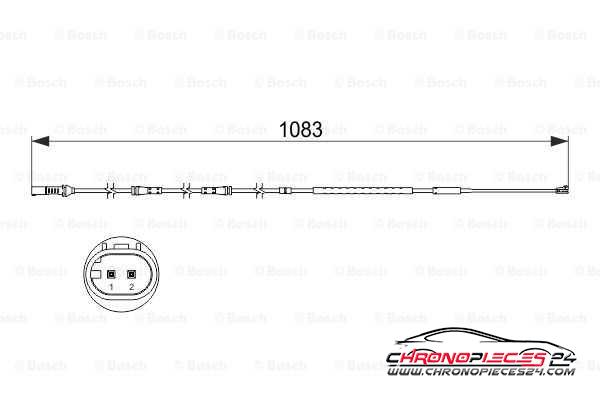 Achat de EICHER H8889 Contact d'avertissement, usure des plaquettes de frein pas chères