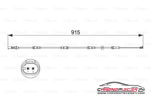 Achat de EICHER H8927 Contact d'avertissement, usure des plaquettes de frein pas chères