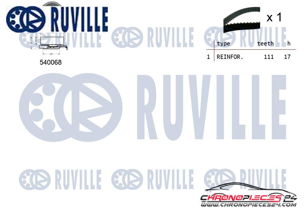 Achat de RUVILLE 550005 Kit de distribution pas chères