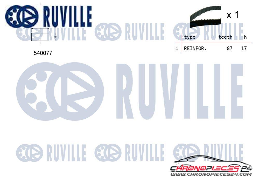 Achat de RUVILLE 550010 Kit de distribution pas chères