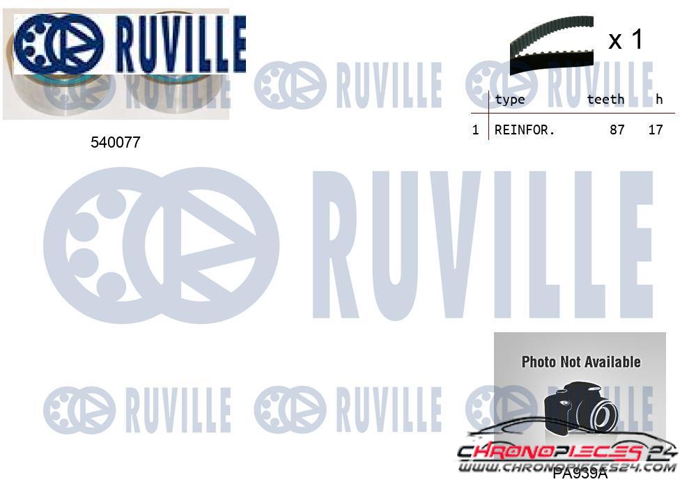 Achat de RUVILLE 5500101 Pompe à eau + kit de courroie de distribution pas chères