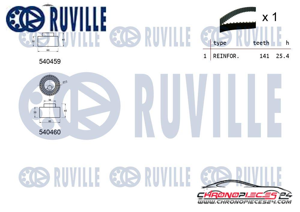 Achat de RUVILLE 550019 Kit de distribution pas chères