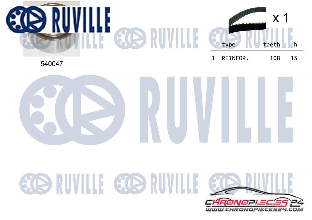 Achat de RUVILLE 550024 Kit de distribution pas chères