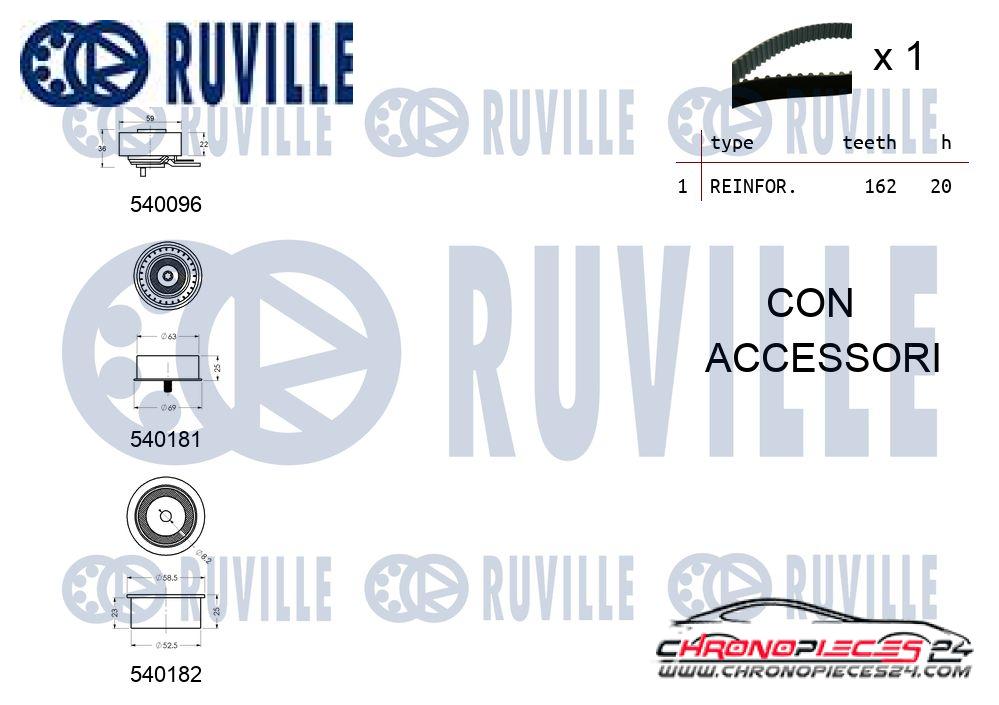 Achat de RUVILLE 550040 Kit de distribution pas chères