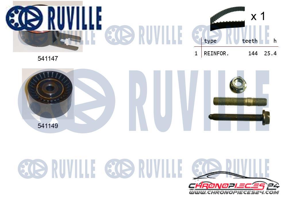 Achat de RUVILLE 550052 Kit de distribution pas chères