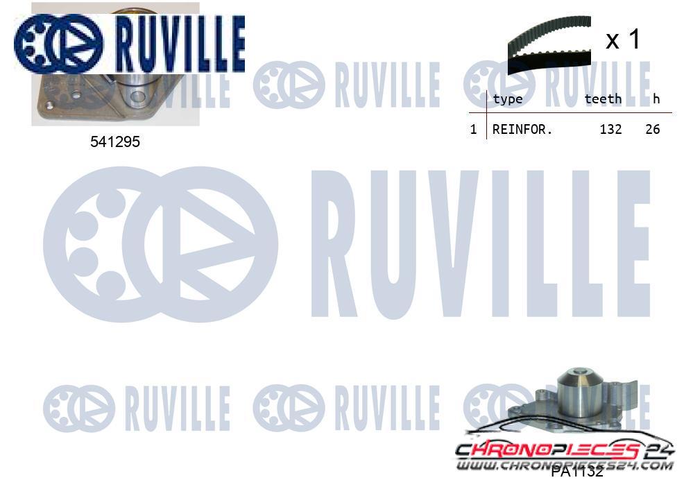 Achat de RUVILLE 5501131 Pompe à eau + kit de courroie de distribution pas chères