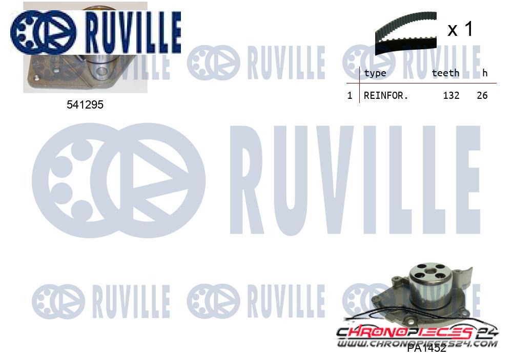 Achat de RUVILLE 5501132 Pompe à eau + kit de courroie de distribution pas chères