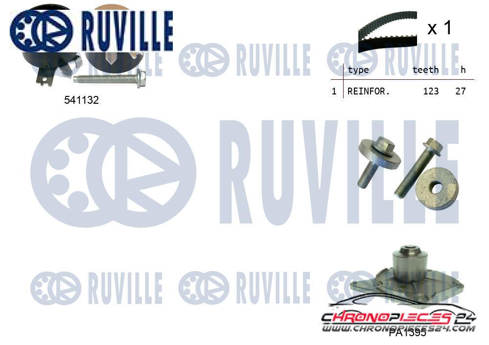 Achat de RUVILLE 5500552 Pompe à eau + kit de courroie de distribution pas chères