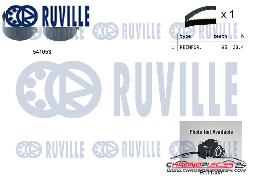 Achat de RUVILLE 5501191 Pompe à eau + kit de courroie de distribution pas chères