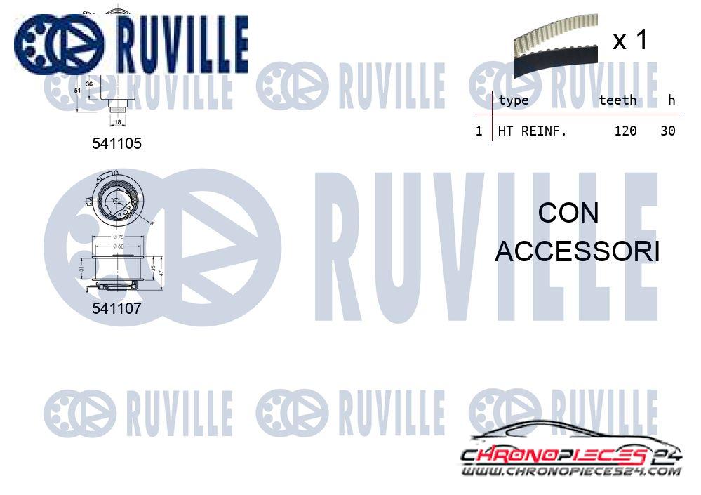 Achat de RUVILLE 550061 Kit de distribution pas chères