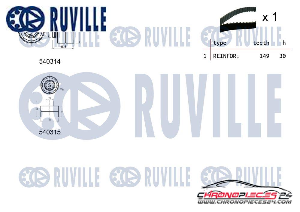 Achat de RUVILLE 550208 Kit de distribution pas chères