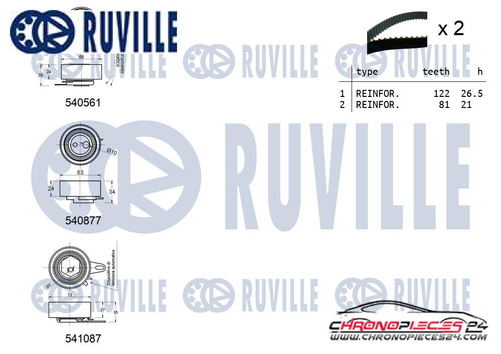 Achat de RUVILLE 550143 Kit de distribution pas chères