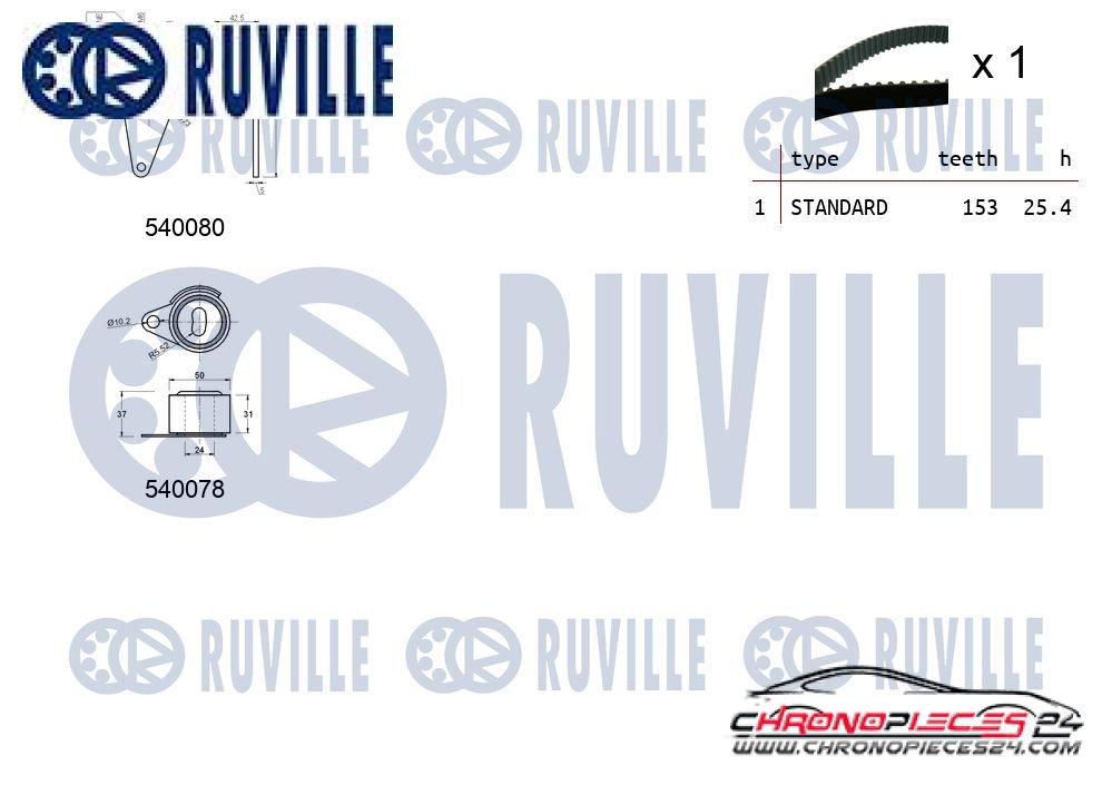 Achat de RUVILLE 550345 Kit de distribution pas chères