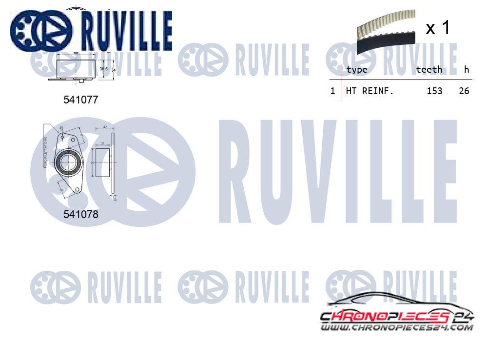 Achat de RUVILLE 550347 Kit de distribution pas chères