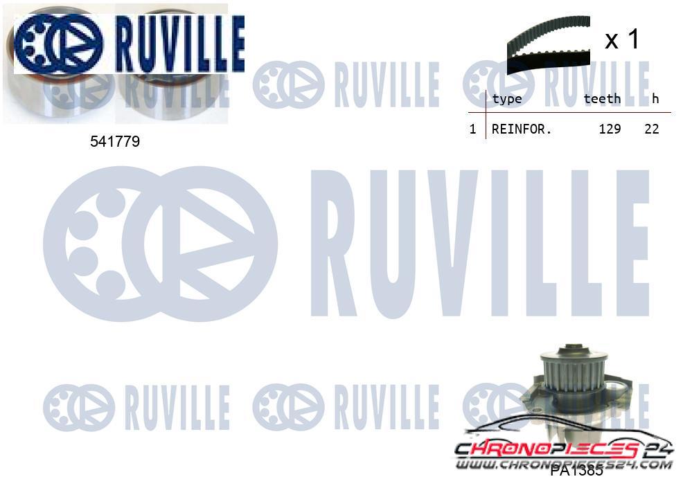 Achat de RUVILLE 5502642 Pompe à eau + kit de courroie de distribution pas chères