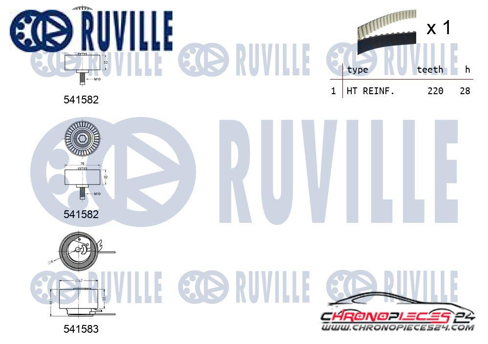 Achat de RUVILLE 550272 Kit de distribution pas chères