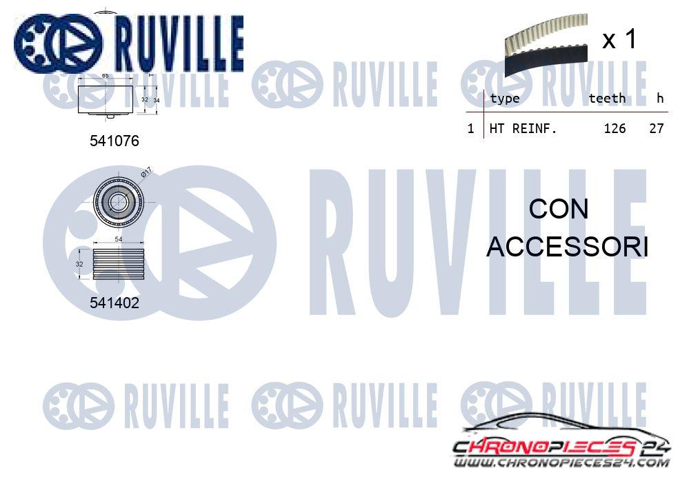 Achat de RUVILLE 550278 Kit de distribution pas chères