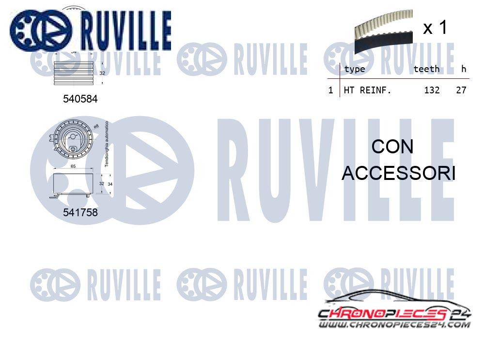 Achat de RUVILLE 550298 Kit de distribution pas chères