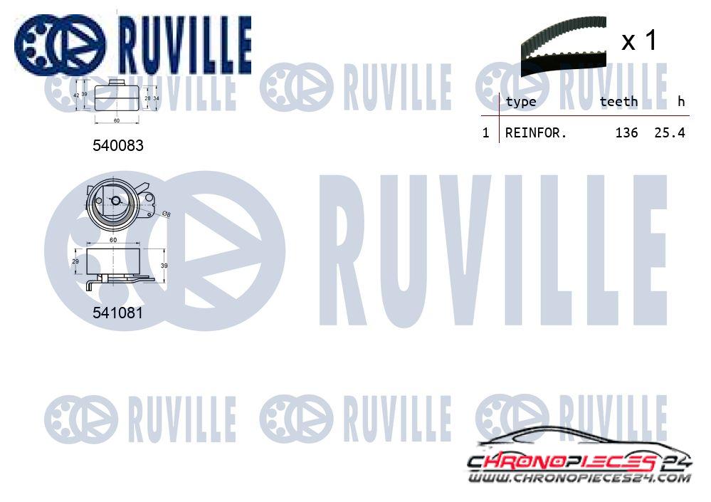 Achat de RUVILLE 550256 Kit de distribution pas chères