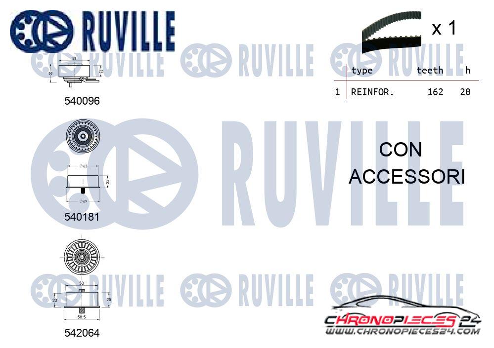 Achat de RUVILLE 550317 Kit de distribution pas chères