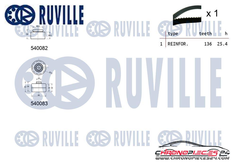 Achat de RUVILLE 550093 Kit de distribution pas chères