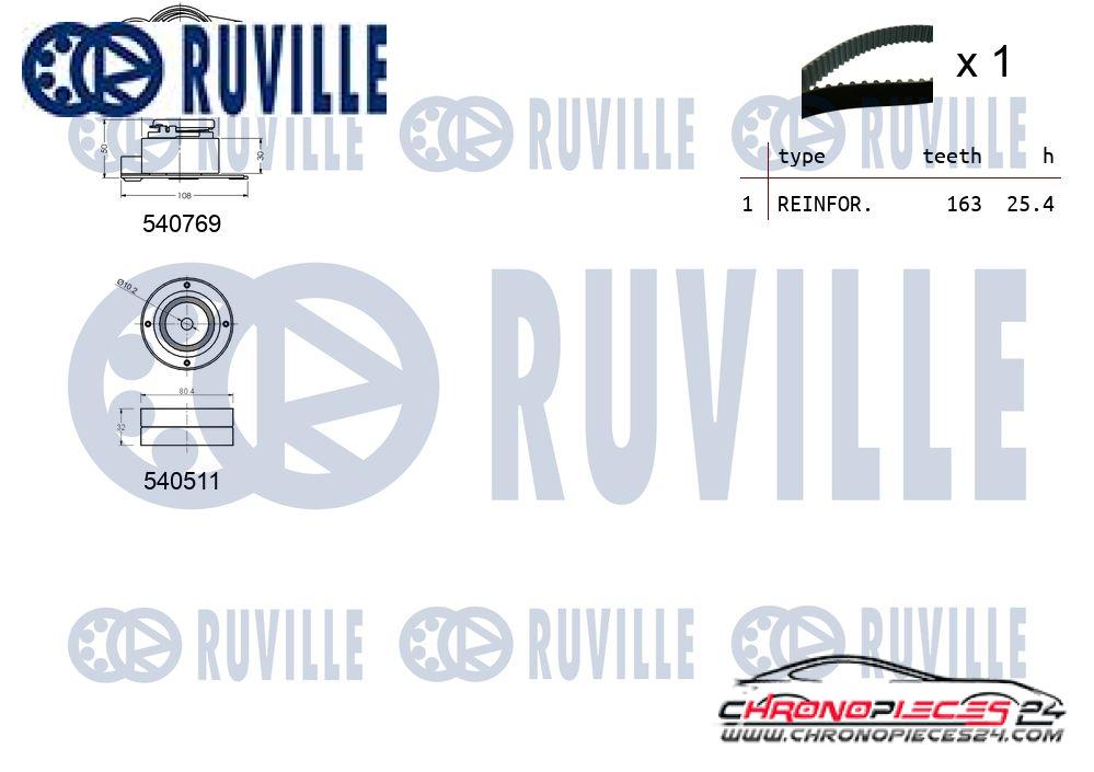 Achat de RUVILLE 550100 Kit de distribution pas chères