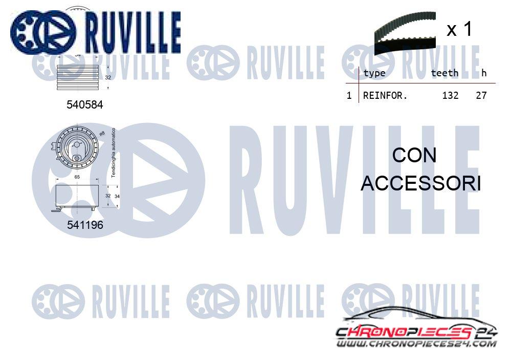 Achat de RUVILLE 550109 Kit de distribution pas chères