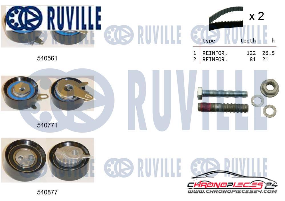 Achat de RUVILLE 550385 Kit de distribution pas chères