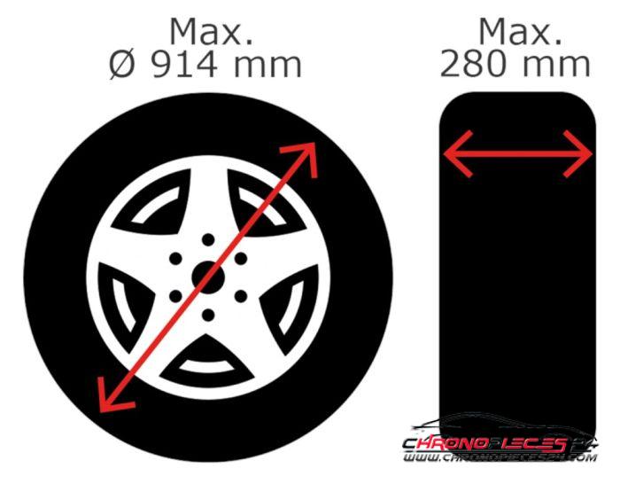 Achat de GOJAK G5211L Chariot de déplacement de véhicules 590 kg gauche pas chères