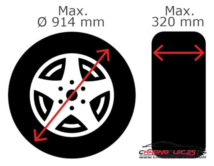 Achat de GOJAK G6313L Chariot de déplacement de véhicules 715 kg gauche pas chères