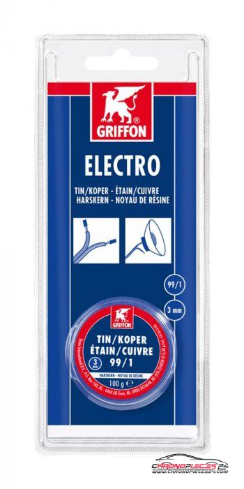 Achat de GRIFF 6312612 Fil à souder electro Tin/Koper 99/1 3.0 mm pas chères