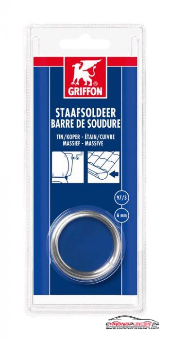 Achat de GRIFF 6312615 Baguette de soudage Étain/Cuivre 97/3 6.0 mm pas chères