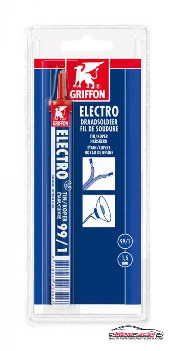 Achat de GRIFF 6312624 Fil à souder electro Tin/Koper 99/1 1.5 mm pas chères