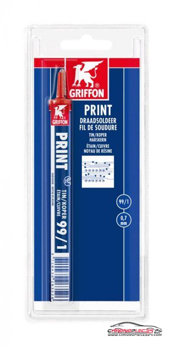 Achat de GRIFF 6312631 Fil à souder print Tin/Koper 99/1 0.7 mm pas chères