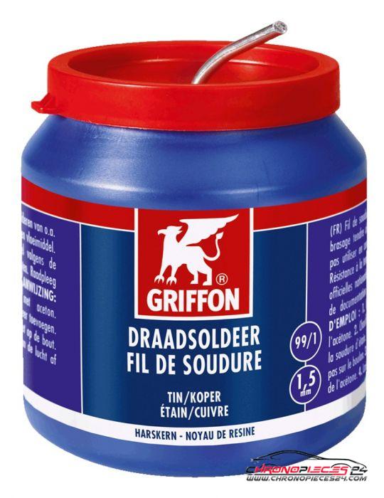 Achat de GRIFF 6312652 Fil à souder Tin/Koper 99/1 1,5 mm pas chères