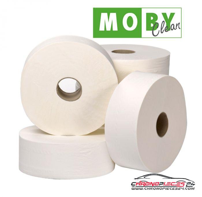Achat de MOBY TOIL-CEL2 Papier toilette Cellulose 380 m x 9,5 cm pas chères