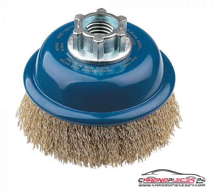 Achat de JAZ HSC 0075EM14 Brosse ronde acier enduit 75 mm 0,30 mm pas chères