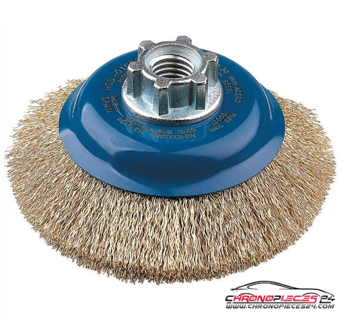 Achat de JAZ HSD 0100EM14 Brosse ronde acier enduit 100 mm 0,30 mm pas chères