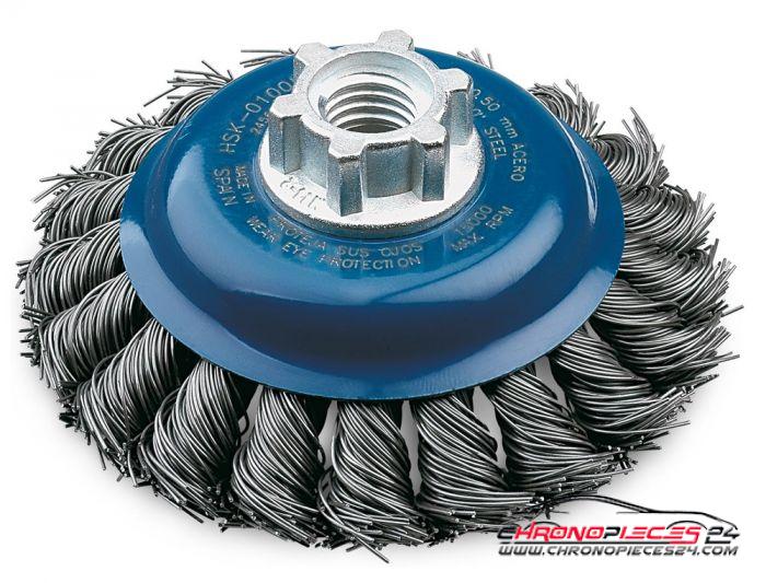 Achat de JAZ HSK 0100KM14 Brosse ronde acier enduit 100 mm 0,50 mm pas chères