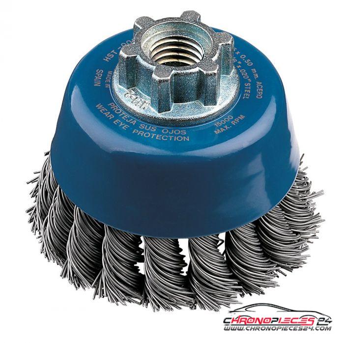 Achat de JAZ HST 0065KM14 Brosse ronde acier torsadé 65 mm 0,50 mm pas chères