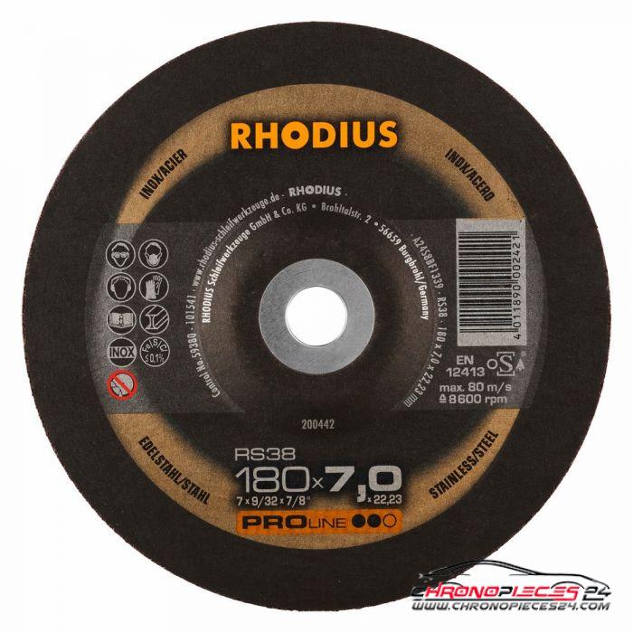 Achat de RHODIU 200442 Disque d'ébarbage 180 mm pas chères