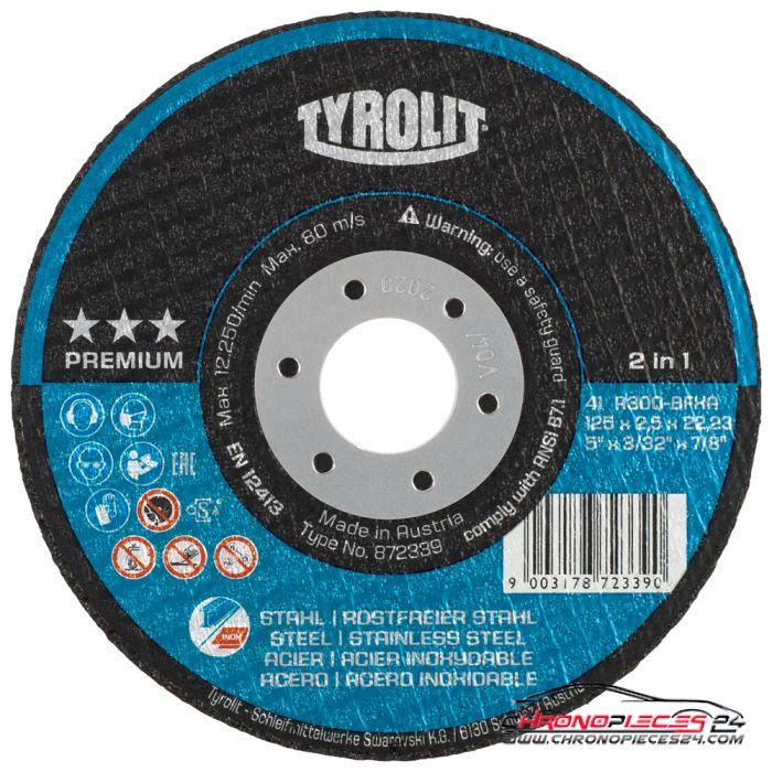 Achat de Tyrolit 872338 Disque à tronçonner Premium, 115 x 2,5 mm pas chères