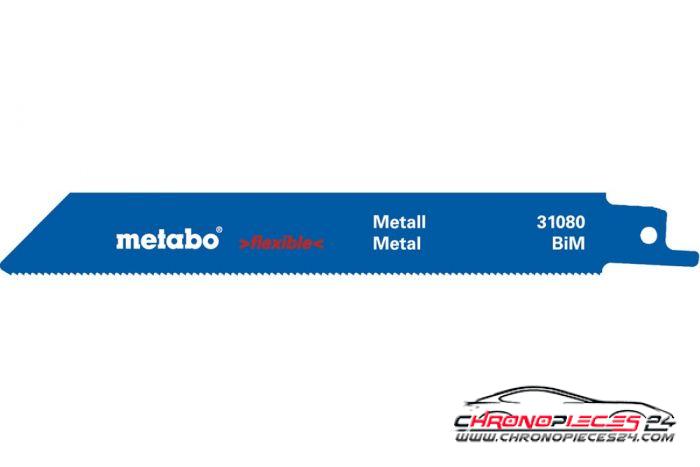 Achat de METABO 631080000 Lame de scie sabre Écartements dents : 1,4 mm pas chères