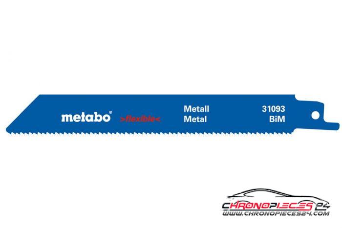 Achat de METABO 631093000 Lame de scie sabre Écartements dents : 1,8 mm pas chères