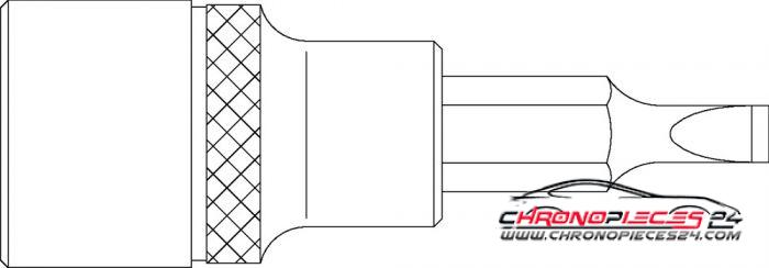 Achat de PANASONIC 81337065 Douille à fente 1/4 " 6,5 mm pas chères