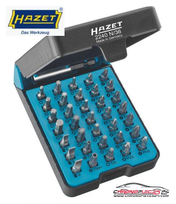 Achat de HAZET 2240N/36 Jeu d'embouts 36 pièces pas chères